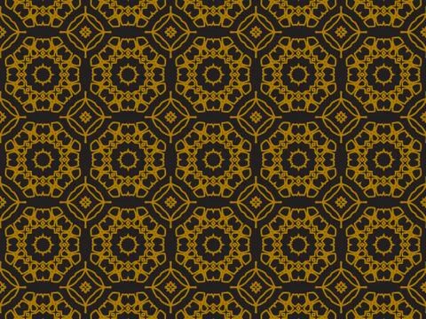 Pattern Gold Stock Illustration