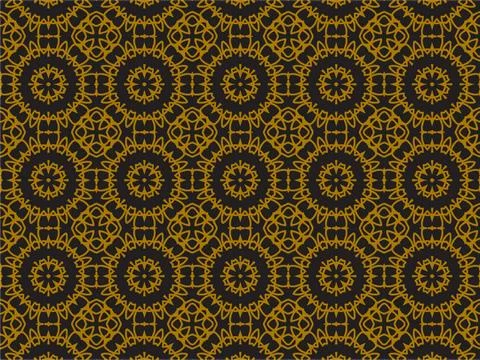 Pattern Gold Stock Illustration