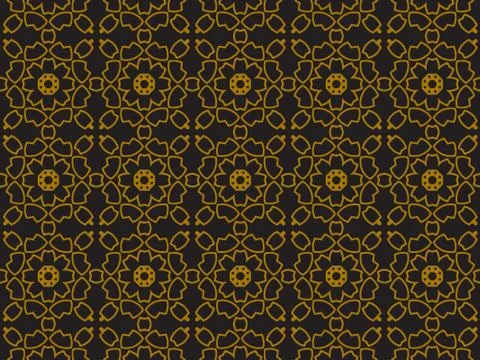 Pattern Gold Stock Illustration