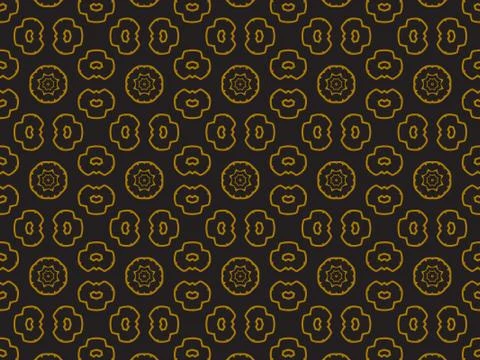 Pattern Gold Stock Illustration