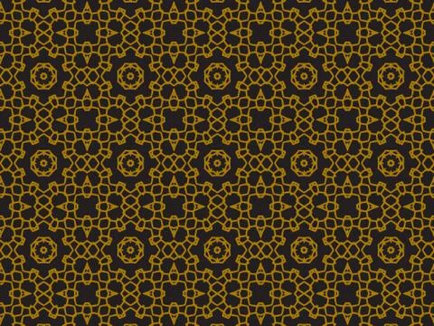 Pattern Gold Stock Illustration