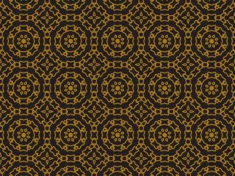 Pattern Gold Stock Illustration