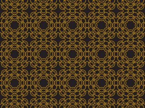 Pattern Gold Stock Illustration