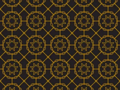 Pattern Gold Stock Illustration