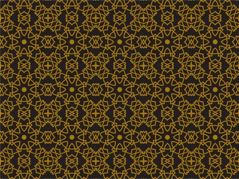 Pattern Gold Stock Illustration
