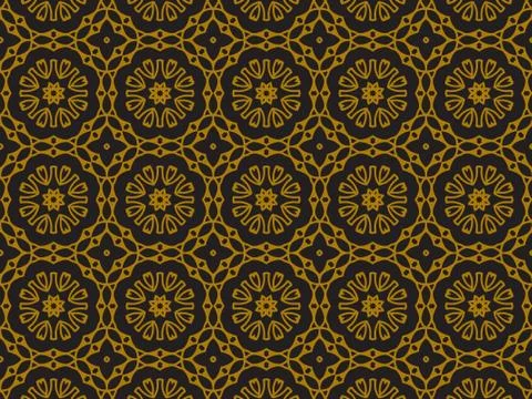 Pattern Gold Stock Illustration