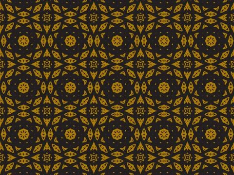 Pattern Gold Stock Illustration