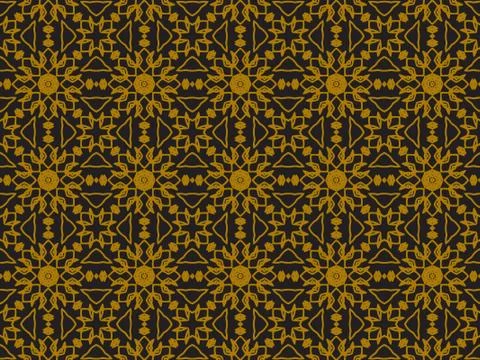 Pattern Gold Stock Illustration