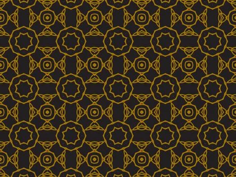 Pattern Gold Stock Illustration