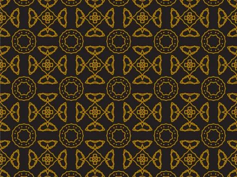 Pattern Gold Stock Illustration