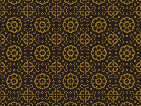 Pattern Gold Stock Illustration