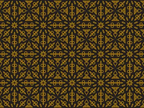 Pattern Gold Stock Illustration
