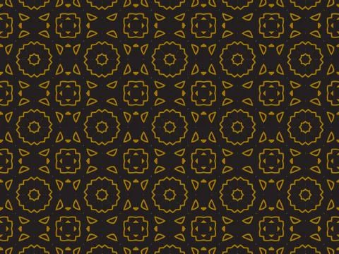 Pattern Gold Stock Illustration