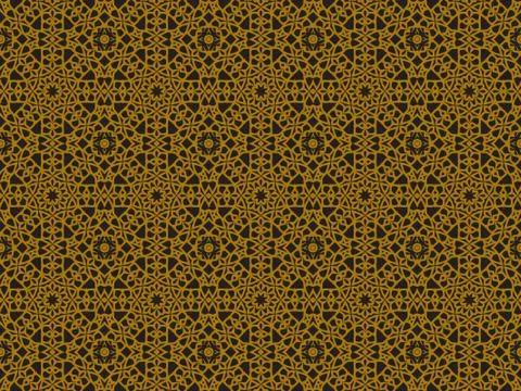 Pattern Gold Stock Illustration