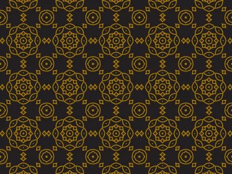 Pattern Gold Stock Illustration