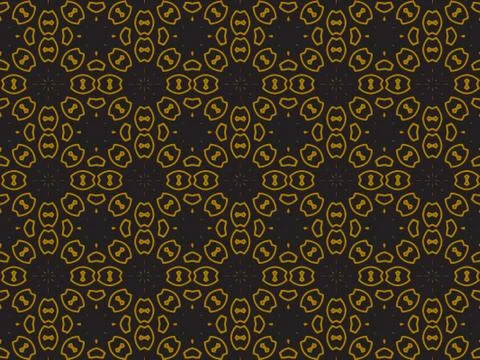 Pattern Gold Illustrazione stock
