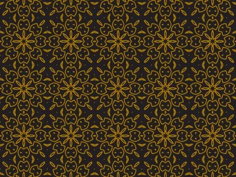 Pattern Gold Stock Illustration