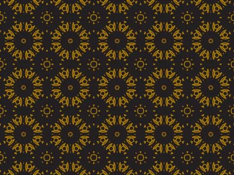 Pattern Gold Stock Illustration