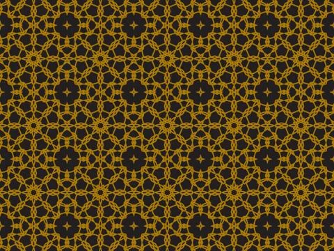 Pattern Gold Stock Illustration