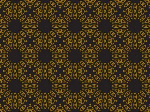 Pattern Gold Stock Illustration
