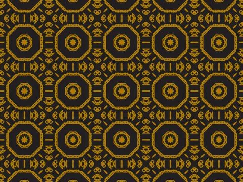 Pattern Gold Stock Illustration