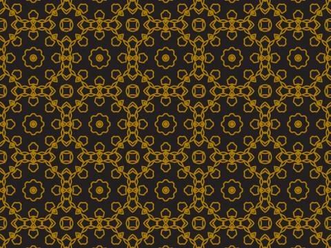 Pattern Gold Stock Illustration