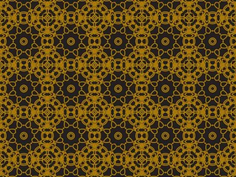 Pattern Gold Stock Illustration