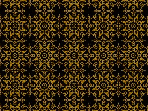 Pattern Gold Stock Illustration