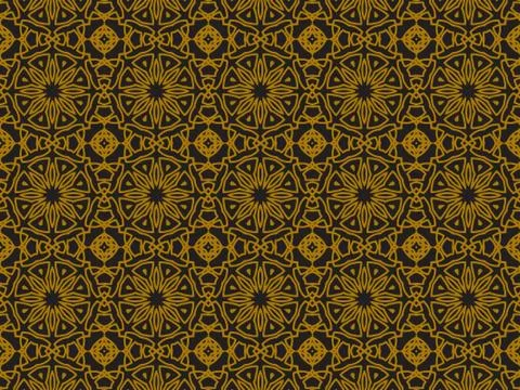 Pattern Gold Stock Illustration