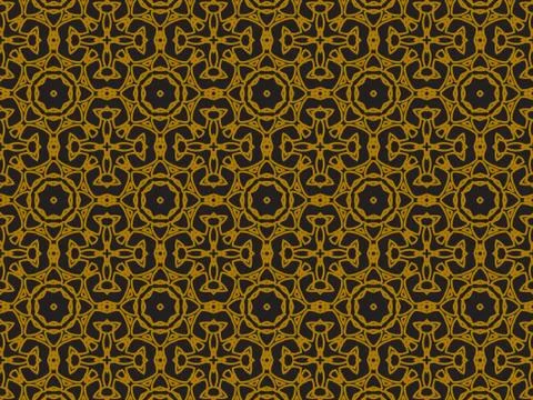 Pattern Gold Stock Illustration