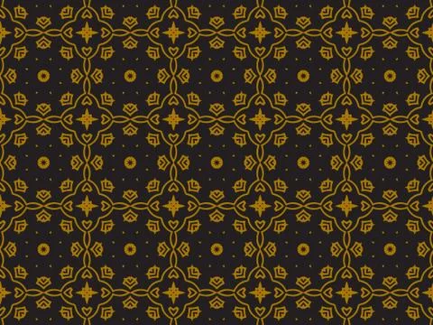 Pattern Gold Stock Illustration