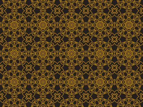 Pattern Gold Stock Illustration