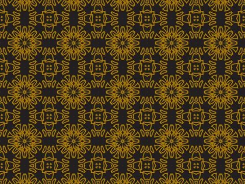 Pattern Gold Stock Illustration