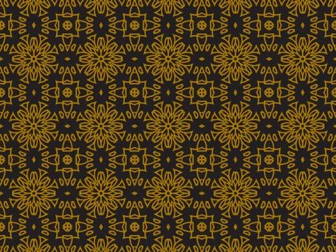 Pattern Gold Stock Illustration