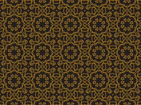 Pattern Gold Stock Illustration