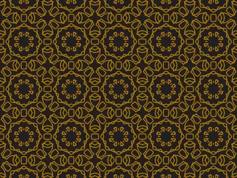 Pattern Gold Illustrazione stock