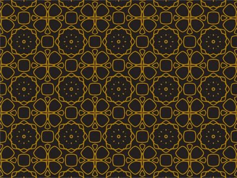 Pattern Gold Stock Illustration