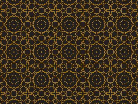 Pattern Gold Stock Illustration