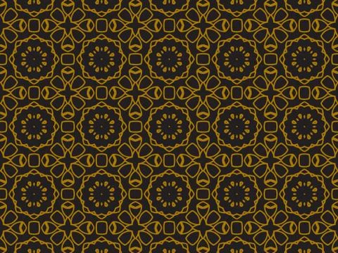 Pattern Gold Stock Illustration