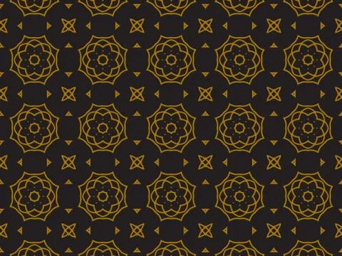 Pattern Gold Stock Illustration