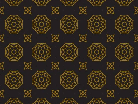 Pattern Gold Illustrazione stock