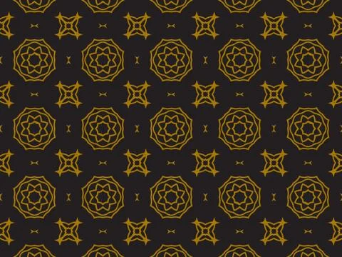 Pattern Gold Stock Illustration