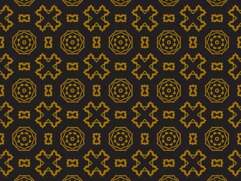 Pattern Gold Stock Illustration