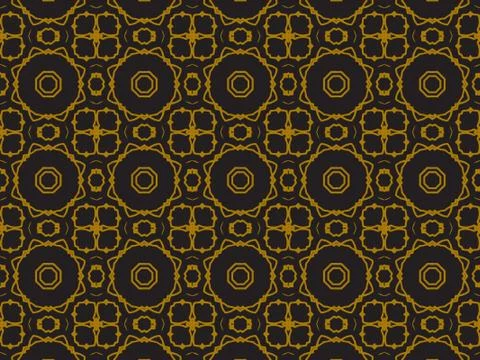 Pattern Gold Stock Illustration