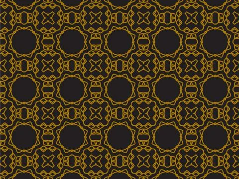 Pattern Gold Stock Illustration
