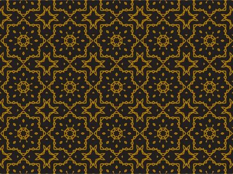 Pattern Gold Stock Illustration