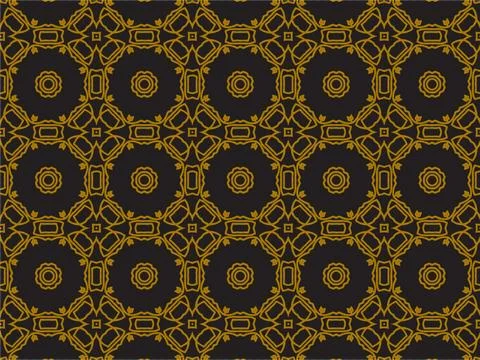 Pattern Gold Stock Illustration