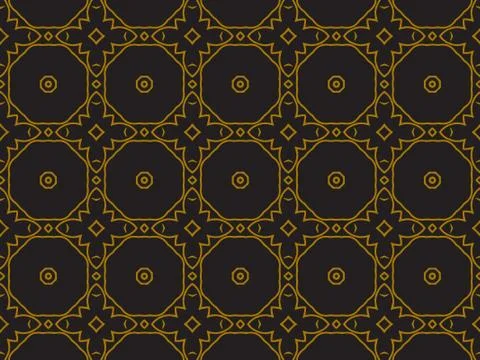 Pattern Gold Stock Illustration