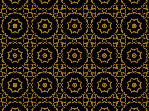 Pattern Gold Stock Illustration