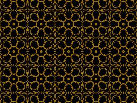 Pattern Gold Stock Illustration